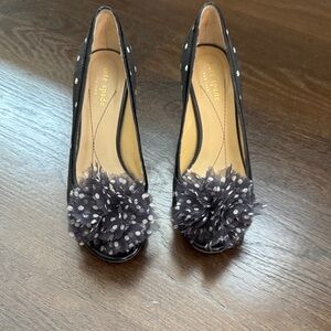 Kate Spade Black Polka Dot Women's Shoes